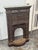 Gray Victorian Cast Iron Fireplace Surround + Green Stone Top, 19th Century For Sale - Image 8 of 12