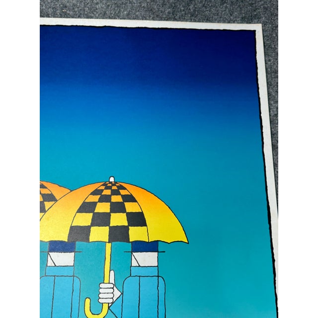 1970s Vintage Michel Granger Editions Galerie Marquez, Paris Serigraph For Sale - Image 5 of 9