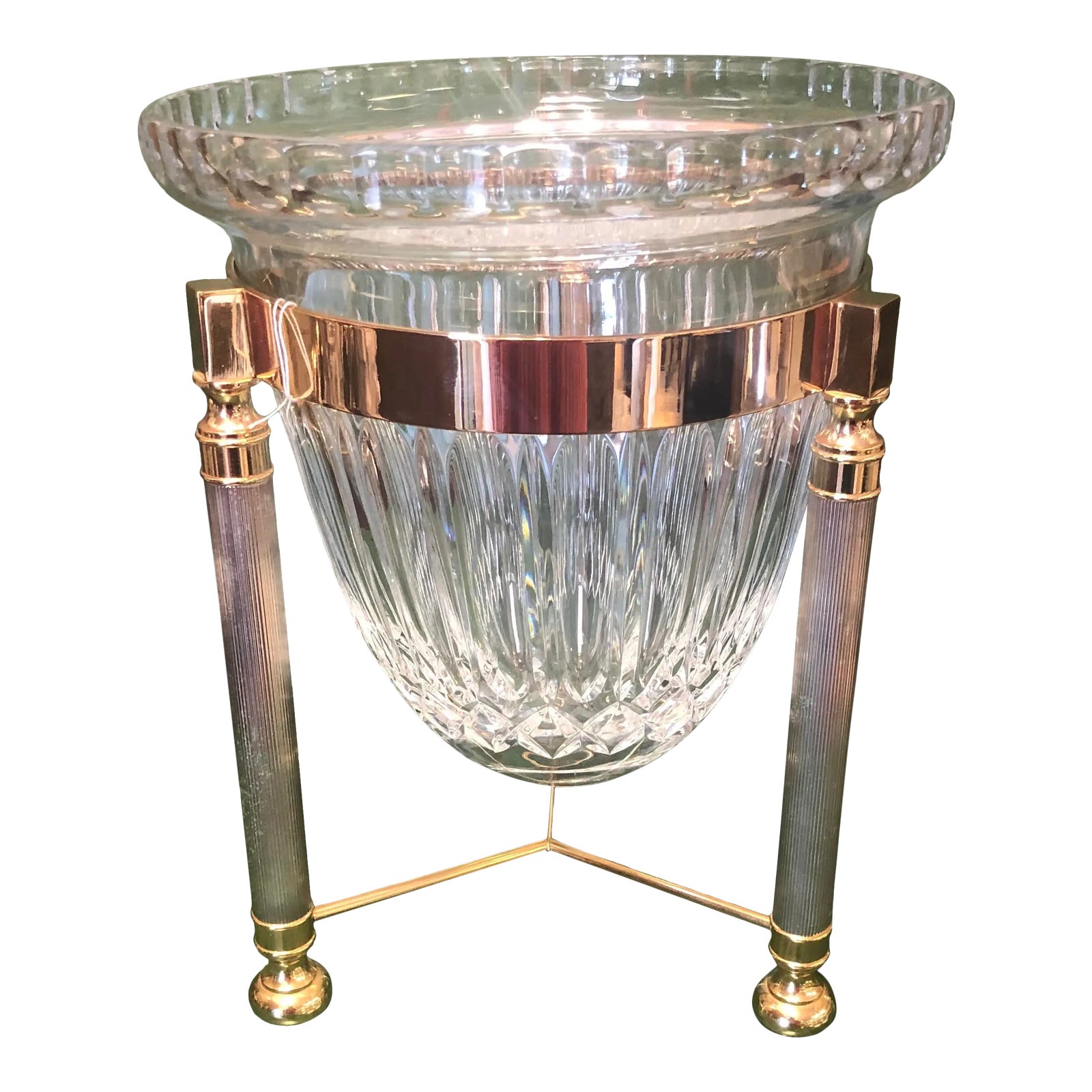 Vintage Designers Guild Crystal Champagne Bucket | Chairish