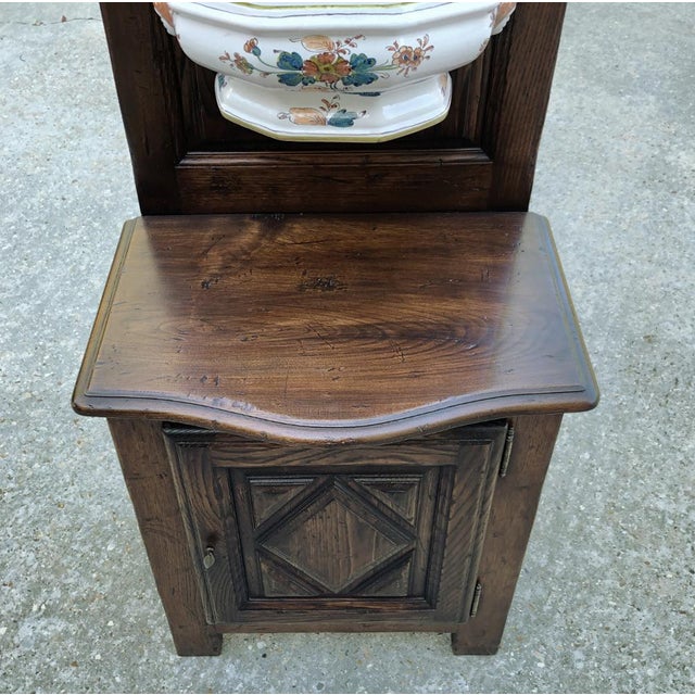 19th Century Country French Fountain With Porcelain Reservoir & Basin For Sale - Image 12 of 13
