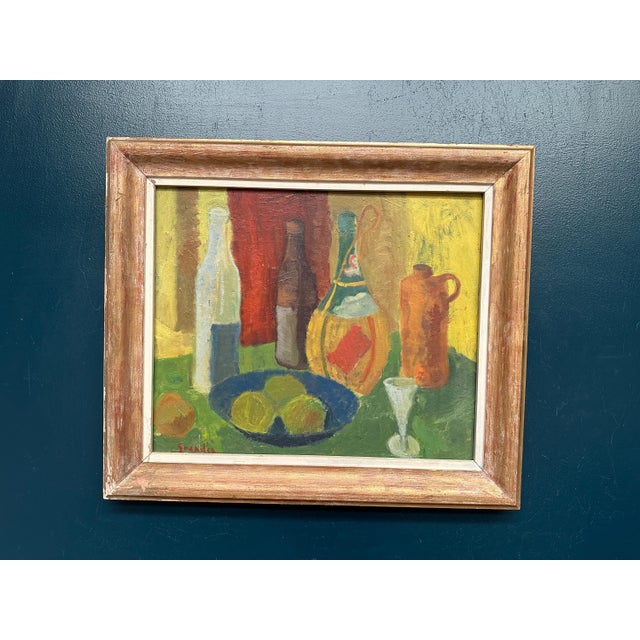 Svän Grandin, Nature Morte, 1960s, Oil on Panel, Framed For Sale - Image 18 of 18