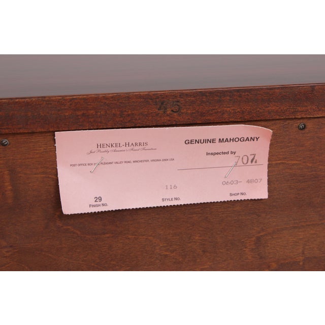 Pair of Henkel Harris Mahogany Nightstands For Sale - Image 14 of 14