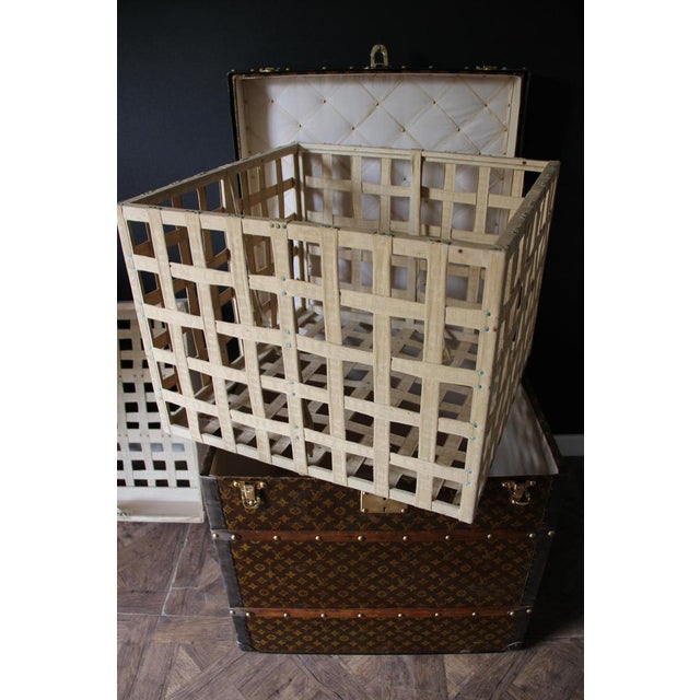 Cube-Shaped Trunk by Louis Vuitton, 1920s For Sale - Image 14 of 18