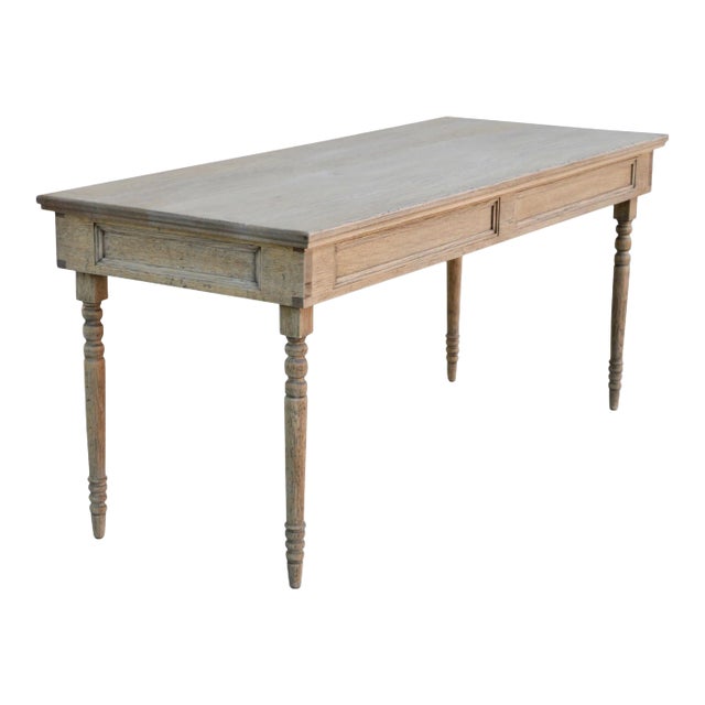 Desk or Console Table Made from Rift Sawn Oak For Sale