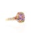 2.38 Carat Amethyst Sapphire Diamond Yellow Gold Cocktail Ring For Sale - Image 4 of 8