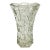 Mid Century Vintage Boho Chic Hollywood Regency Cut Glass Vase. For Sale