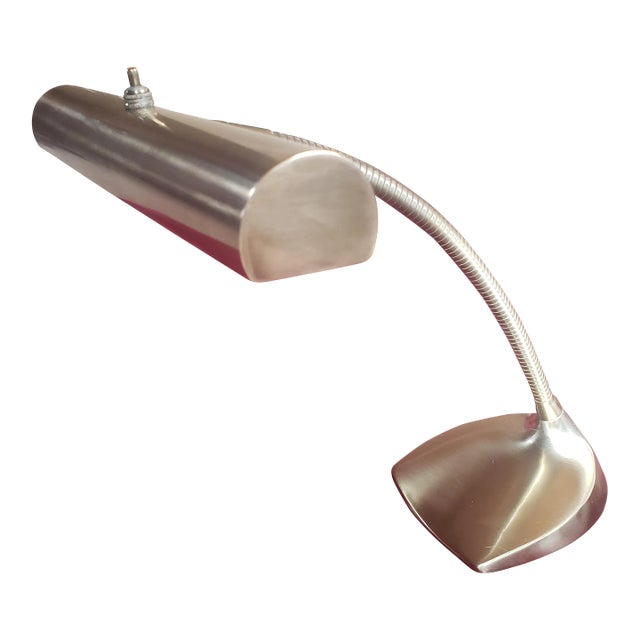 Midcentury Laurel Lamp Co Brass Gooseneck Desk Lamp For Sale