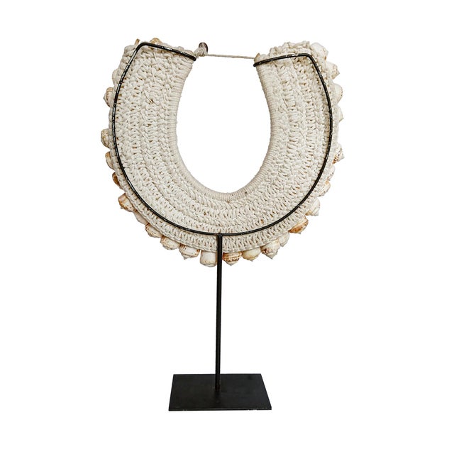 Cone Shell Necklace on Stand, Papua New Guinea, Contemporary For Sale - Image 4 of 16