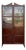 18th Century Cupboard or Bookcase With Glass Vitrine, Walnut, Spain Restored For Sale