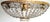 Brass and Lead Crystal Chandelier, 1970s For Sale - Image 4 of 10