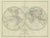 World Map in Two Hemispheres, 1802 For Sale