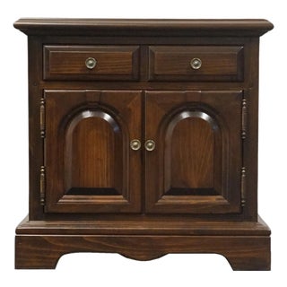Kling Colonial Solid Pine Rustic Americana 26" Cabinet Nightstand 32-5016-205 For Sale