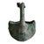 Shabby Chic Vintage Verdigris Patina Swan Metal Basket Planter For Sale - Image 3 of 5