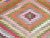Ecru Mid 20th Century Handmade Turkish Antalya Kilim Diamond Design Area Rug For Sale - Image 8 of 11