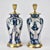 1980s Tassel Decorated set of Chinese Porcelain Table Lamps For Sale - Image 6 of 9