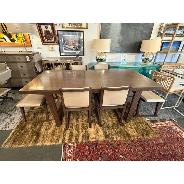 Design Plus Gallery presents a Dining Table Set by Antonio Citterio for Maxalto + B&B Italia. The InToto dining table is...