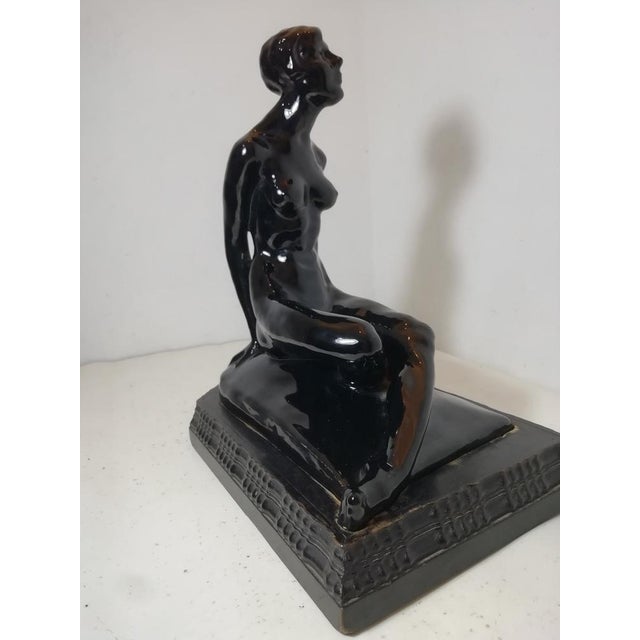 Figurative Ceramic Sculpture by Riccardo Gatti, Faenza, Italy, 1930s For Sale - Image 6 of 18