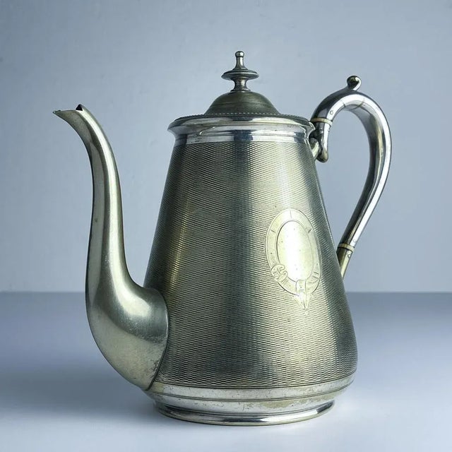 Silver Plated Coffee Pot by Benetfink & Co For Sale - Image 12 of 18