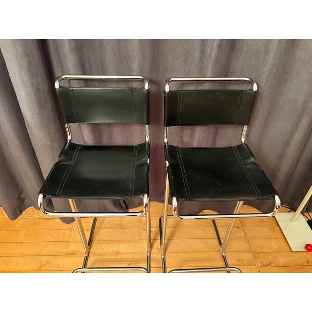 Bar Chairs from Linea Veam, Italy, 1980s, Set of 2 For Sale - Image 15 of 18