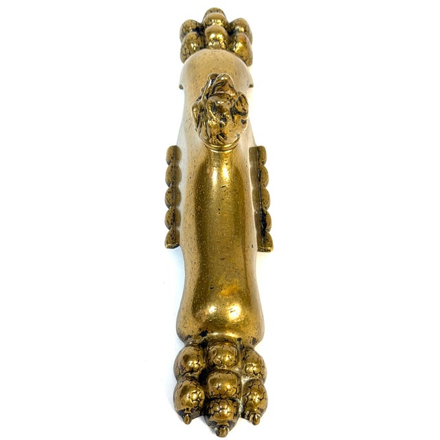 Victorian Antique English Brass and Iron Fire Stop Paperweight Signed CSJ - Circa 1850 For Sale - Image 3 of 16