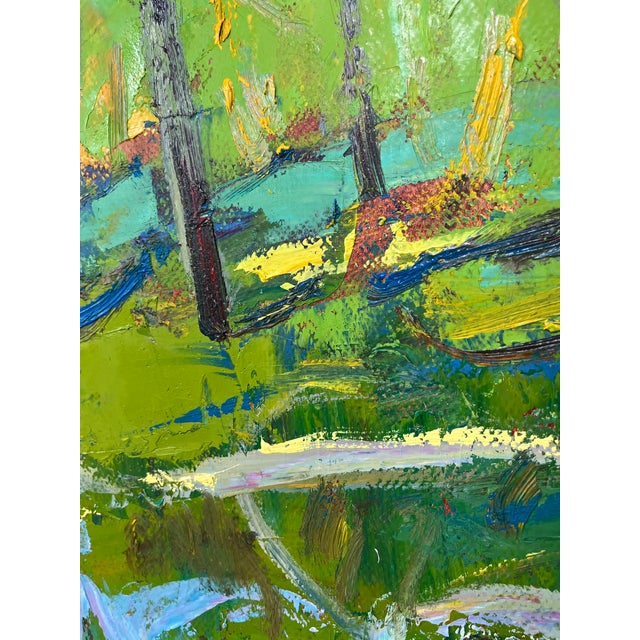 Impressionistic Landscape Original Oil Painting For Sale - Image 9 of 12