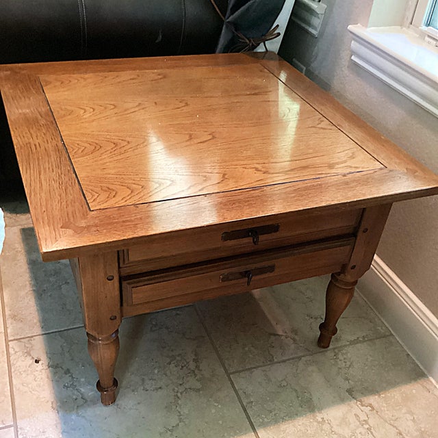 Mid-Century 1960s Traditional Maple End Tables - A Pair For Sale In Houston - Image 6 of 11