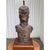 Vintage African Benin-Style Bronze Royal Bust Sculpture For Sale - Image 13 of 14