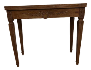 Mid 20th Century Vintage Folding Louis XVI Card Table