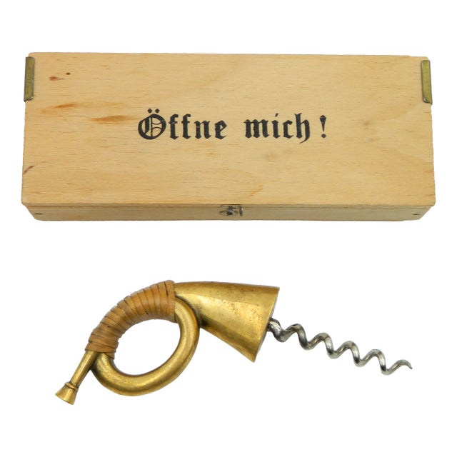 Corkscrew Posthorn 4359 by Carl Auböck for Werkstätte Carl Auböck, 1970s For Sale
