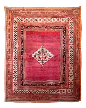 Turn of the Century Palatial Antique Northeast Persian Carpet Rug - 13.2 X 15.7