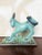 Ceramic Vintage Mid Century Modern Art Deco Donkey Figurine Porcelain Ceramic by Beswick Blue Glaze For Sale - Image 7 of 8