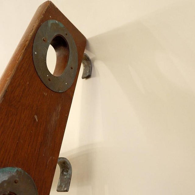 Vintage Wooden Ship Boat Ladder For Sale - Image 6 of 9
