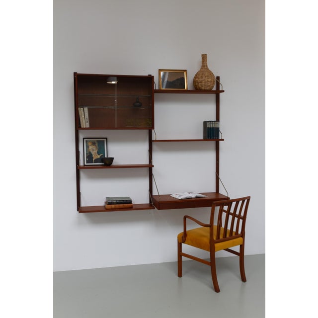 Modern Danish Teak 2-Bay Modular Wall Unit by Poul Cadovius for Cado, 1960s For Sale - Image 11 of 18