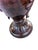 Mid-Century Modern Vintage Wildwood Dark Urn Table Lamp Carved Leaf Hollywood Regency Traditional Brass For Sale - Image 3 of 12