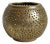 Vintage Moroccan Nickel Dot Hole Candle Holder For Sale