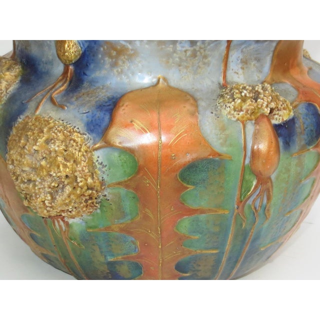 1920s Amphora Danidelion Vase by Daschel Circa 20s' For Sale - Image 5 of 10