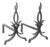Vintage Andirons by Raymond Subes, 1940s, Set of 2 For Sale