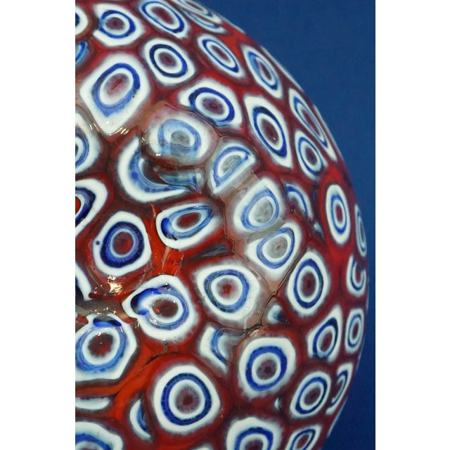 Vintage Red Murano Glass Vase by Ercole Barovier-Toso, 1950 For Sale - Image 17 of 18