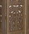 Syrian Palm Tree Motif Four Panel Brass Clad Screen For Sale - Image 4 of 10