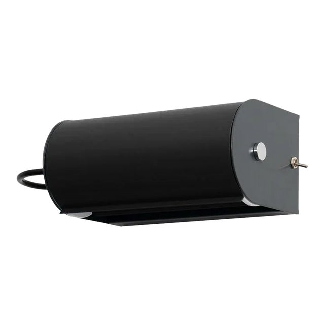 Charlotte Perriand 'Applique Cylindrique Petite' Wall Lamp in Anthracite For Sale