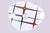 Mid-Century Chandelier in Chromed Steel and Glass, Czech, 1950s For Sale - Image 10 of 11