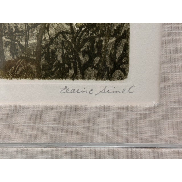 Elaine R. Simel “Wild Lace” Signed Limited Edition Etching 23/250 For Sale - Image 10 of 12