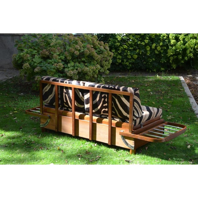 Lounger Sofa H-215 by Jindrich Halabala for Up Zavody, 1930s For Sale - Image 11 of 15