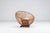 A beautiful and sculptural lounge chair in the style of Franco Albini, Italy 1950s. Crafted from natural rattan and teak,...