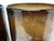 Late 20th Century Fabulous Pair of Jan Barboglio 29” Tall Iron and Amber Glass Hurricanes For Sale - Image 11 of 12