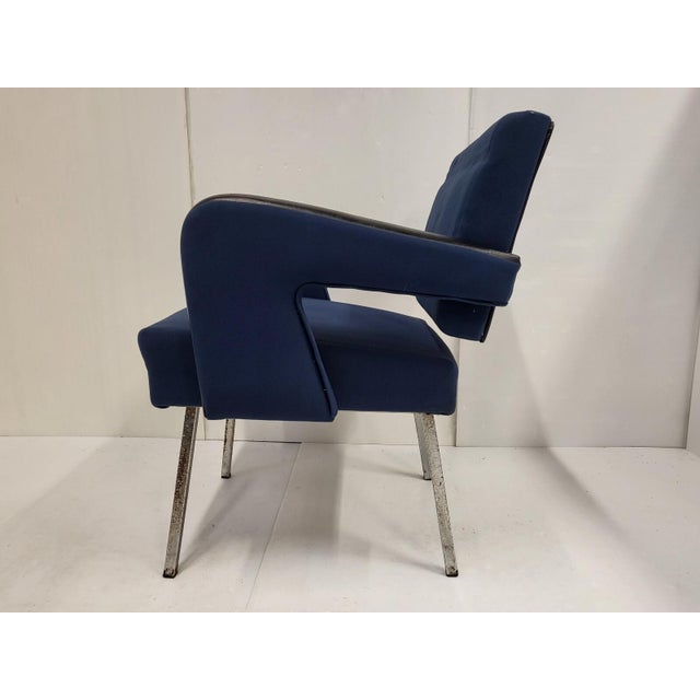 President Chairs by Jacques Adnet, 1950s, Set of 2 For Sale - Image 10 of 13
