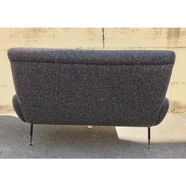 Vintage Sofa in Boclé, 1950s For Sale - Image 3 of 5