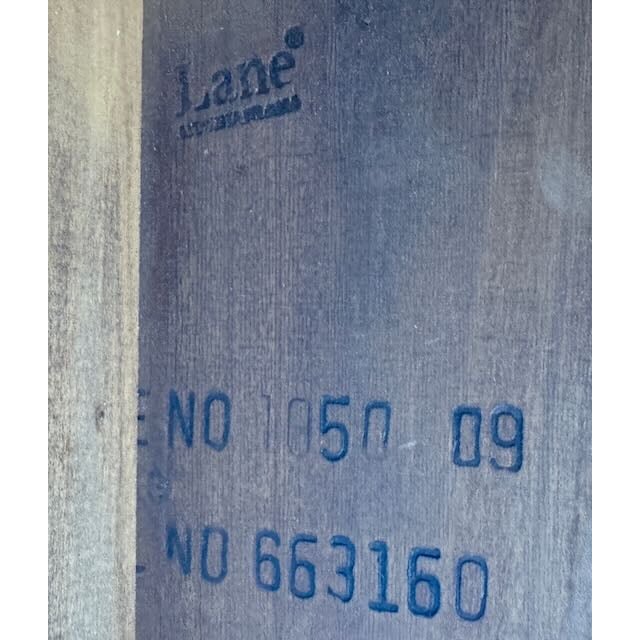 1960's Walnut and Caned Lane Altavista Coffee Table For Sale - Image 10 of 13