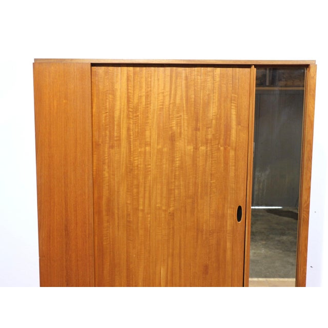 Mid 20th Century Mid Century Modern Vintage Teak Armoire Wardrobe by Austinsuite Danish Style For Sale - Image 5 of 12