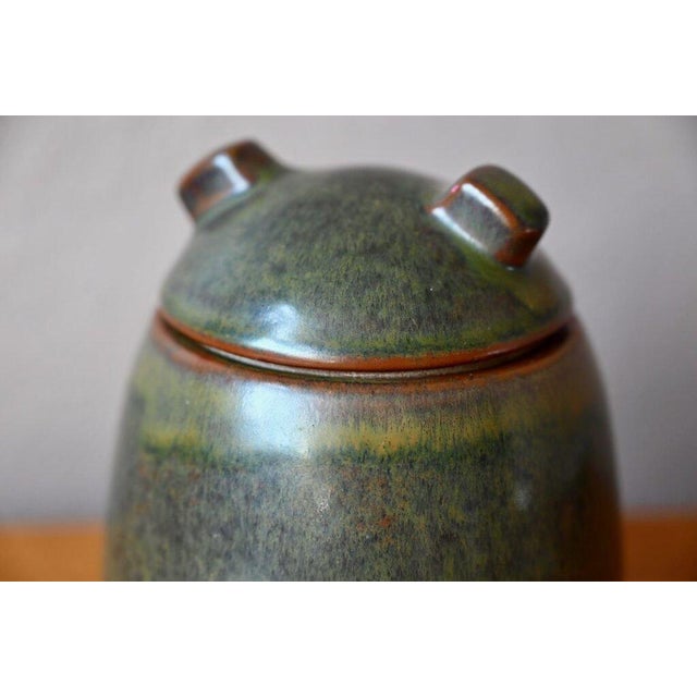 Covered Pot by Erik Rahr for Saxbo, 1930s For Sale - Image 3 of 11
